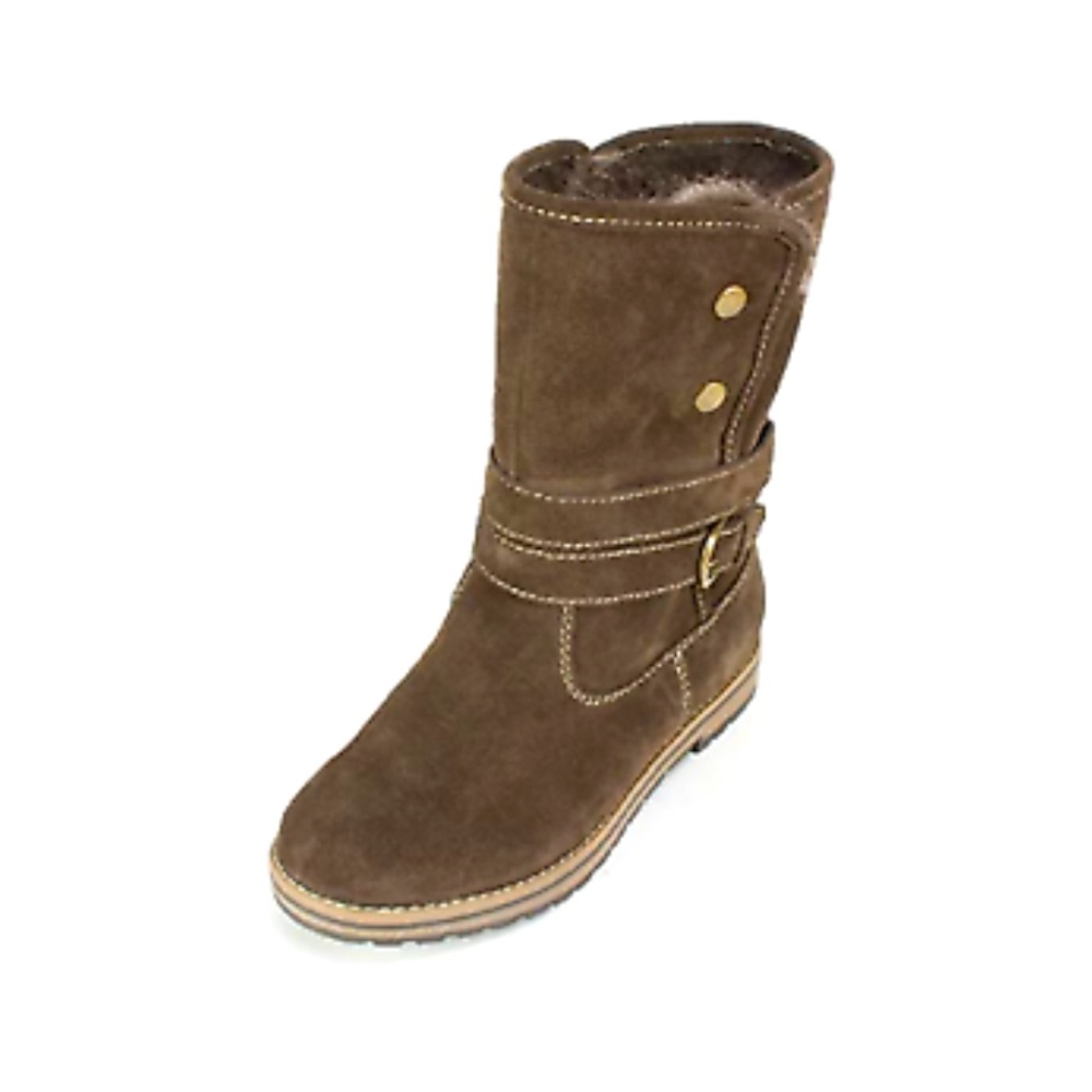 White Mountain Brown Powder Faux Fur Boots Women’s SZ 9